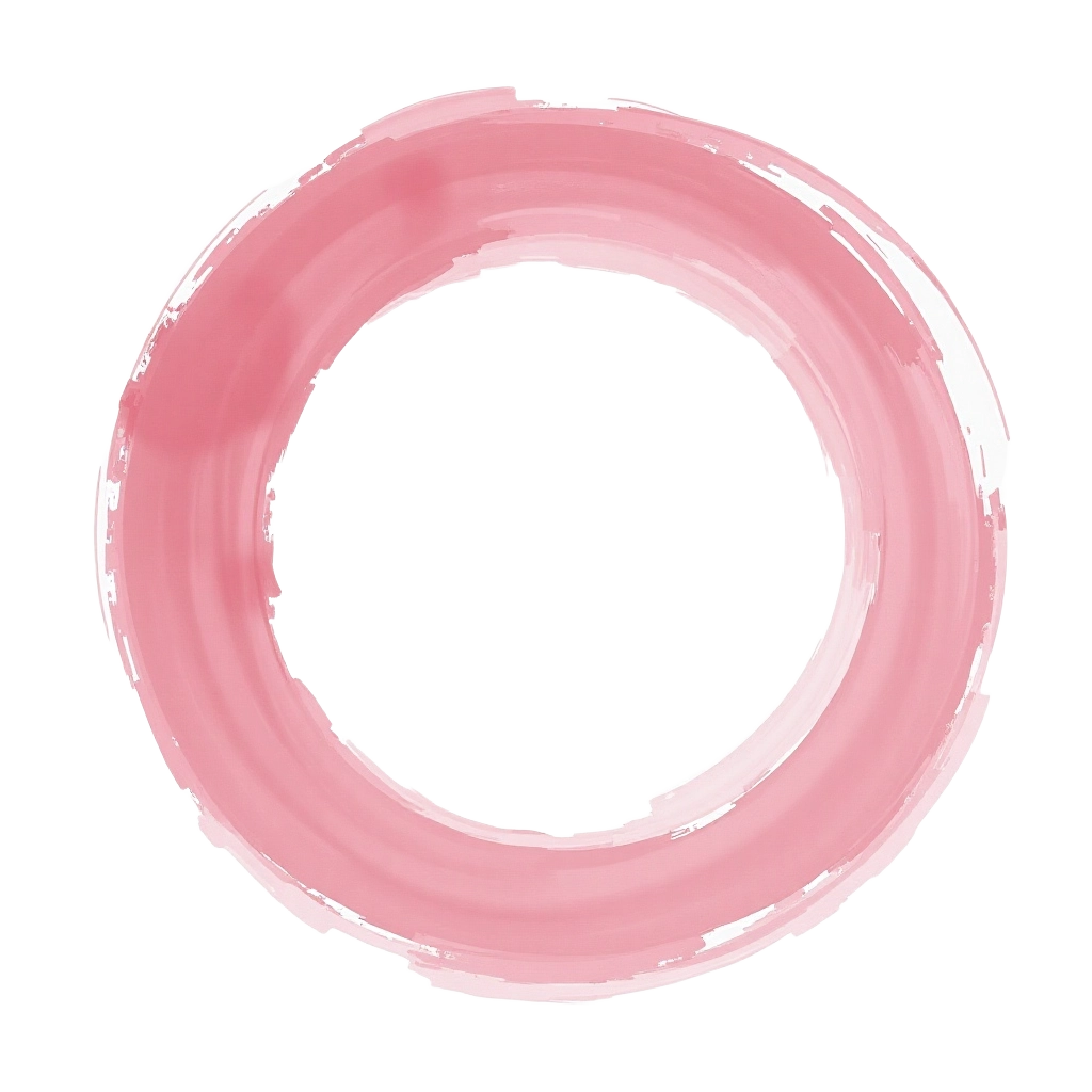 Pink Watercolor Circle